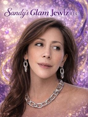 Sandy's Glam Jewlz Necklace & Earrings Set